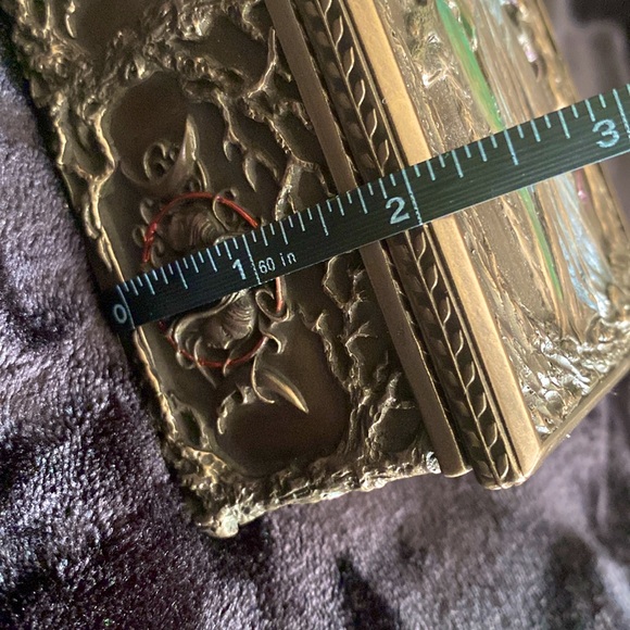 Triple Moon Goddess Witch Wolf Trinket Prayer box container - Picture 10 of 10